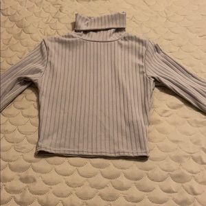Light Grey Turtleneck Sweater
